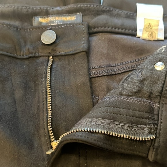 New-banana republic-29/8 petite-black-high-rise Skinny soft pants. - Picture 7 of 13